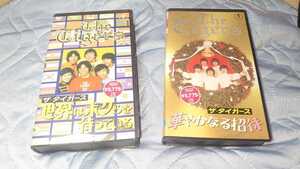 【バラ売り不可・画像未チェック】ザ・タイガース主演映画　【世界はボクらを待っている】【華やかなる招待】VHSビデオ