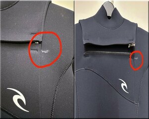 新品訳あり2023 RIPCURL OMEGA FULL OPEN ZIP FULL SUIT / リップカール フルオープンジップ フルスーツ 3mm×2mm P30-001 ウェットスーツ