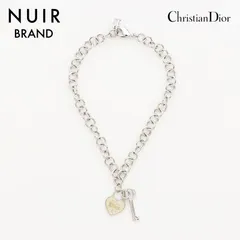 Christian Dior クリスチャンディオール ブレスレット 南京錠 ハート キー チェーン