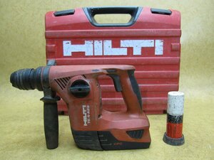 HILTI ヒルティ 充電式 ロータリーハンマードリル TE 4-A22 22V バッテリー1個付 ハンマードリル SDSプラス ハンマドリル ハツリ 電動工具