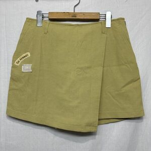 ZOY ゾーイ レディース スカンツ スコート スカート ショート パンツ GOLF ゴルフ ウェア 1040(L) グリーン系 緑系 麻混 b19449