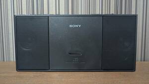 ● 動作確認済 ● SONY ソニー　パーソナルオーディオシステム　SM　FM　2016年製 ラジオ　CD　ZS-E30　黒　ブラック