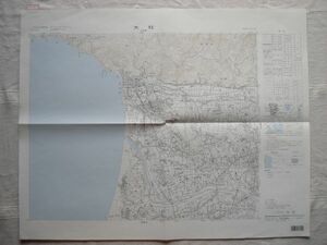 【地図】 大社 1：25,000 平成10年発行/ 島根 出雲大社 一畑電鉄 出雲ドーム 中国自然歩道 陸自駐屯地 宝塚古墳 浜山公園 中国 国土地理院