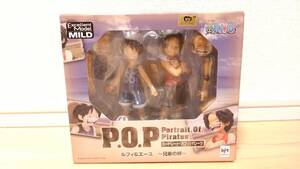 【未開封】 ルフィ＆エース 兄弟の絆 P.O.P Portrait.Of.Pirates ポートレート・オブ・パイレーツ ワンピース ONE PIECE メガハウス