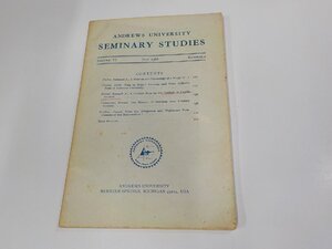 15V2083◆Andrews University Seminary Studies volume Ⅵ シミ・汚れ・線引き・破れ有 ☆