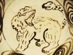 907『妖怪 鵺（ぬえ） 馬の目皿』　　/骨董品 古美術 古玩 アンティーク