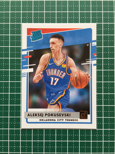 ★PANINI 2020-21 NBA DONRUSS #209 ALEKSEJ POKUSEVSKI［OKLAHOMA CITY THUNDER］ベースカード「RATED ROOKIE」ルーキー「RC」★