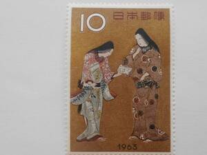 趣味週間　千姫　1963　未使用10円切手（063）