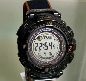 ★稼動品★CASIO カシオ★PRO TREK プロトレック★電波ソーラー★PRW-1500GBJ★デジタル★メンズ腕時計★