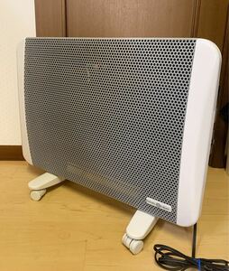 山善　パネルヒーター(1000W/500W 2段階切替) 遠赤ワイドシーズヒーター「アルフィン」搭載 キャスター付 DP-SC10(W) 