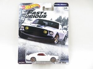 f2/019）ホットウィール プレミアム ワイルドスピード 69 Ford Mustang Boss 302 フォード マスタング ボス 1/4 MILE MUSCLE 5/5