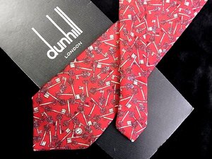 ♪今週の特売980円～♪2271♪状態並品【dunhill】ダンヒル【鍵 キー アンティーク dロゴ 柄】ネクタイ♪