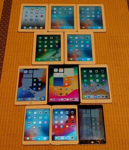 iPad第6世代/第4世代/第3世代/第2世代/Air3/Air2/Pro10.5/mini4/mini3/mini2/mini本体まとめて50台セット1円スタート送料無料ジャンク品