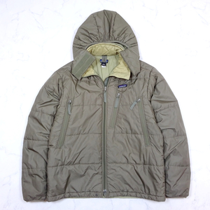 01年 patagonia PUFF JACKET パタゴニア パフ ジャケット メンズL カーキ 83990 中綿入り ナイロンジャケットパーカ