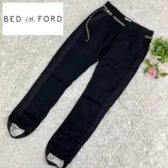 BED J.W FORDベッドフォードサイドラインスラックス　リネン　0