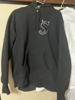 Supreme S Logo Hooded Sweatshirt "Black"