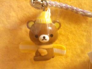 リラックマ スノボーでだららん ねつけ Rilakkuma 熊 スノーボード ご当地限定 アクセサリー