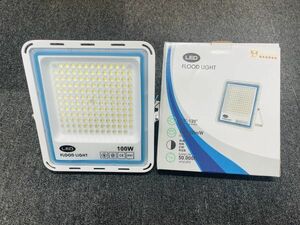 【送料無料・30日間保証付き 】極薄型 LED投光器 100W 2個セット 広角120° 昼光色6000K 11000LM IP67 作業灯 駐車場灯 防水 屋外