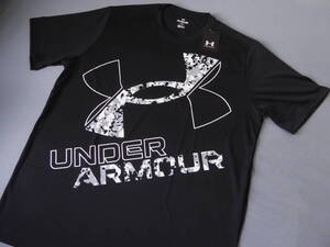 UNDER ARMOUR アンダーアーマー 吸汗速乾 抗菌防臭 ドライ ストレッチ 半袖 Tシャツ　XXL　黒