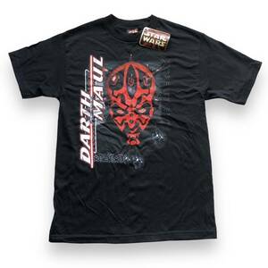 90s 00s デッドストック　新品未使用　STAR WARS EPISODE1 スターウォーズ エピソード１ ファントムメナス ダース モール Ｔシャツ