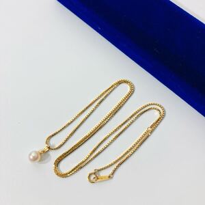 299KT80【K18刻印 ネックレス 約8.5g】18K/GOLD/純金/ジュエリー/金/ゴールド/24K/指輪/リング/K24/貴金属/トーエイクラウン/TOEI CROWN/