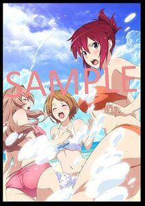 RAIL WARS! BD/DVD ソフマップ全巻購入特典 B3 タペストリー /桜井あおい 小海はるか 札沼まり