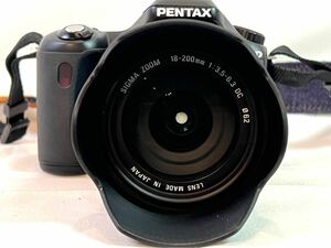 PENTAX ＊ist DS2 SIGMA 18-200レンズ付き　デジタル一眼レフカメラ