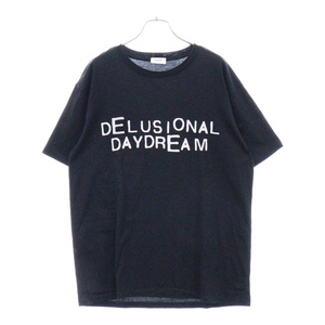 CELINE セリーヌ DELUSIONAL DAYDREAM 2X59M671Q ロゴプリント クルーネック半袖Tシャツ ブラック