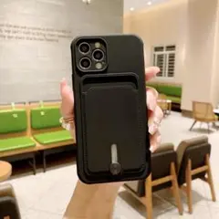 カッコイイ✨iPhone13Pro用スマホケース ブラック