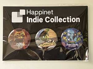 東京ゲームショウ2023　Happinet Indie Collection　タートルズ　ハッピネット　缶バッジ3個セット　新品　非売品