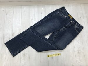 GENUINE QUALITY JEANS メンズ ウォッシュ デニムジーンズパンツ W67 紺