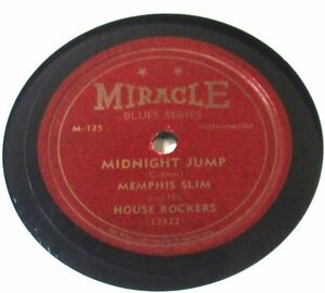 BLUES 78rpm ● Memphis Slim And His House Rockers Midnight Jump / Messin