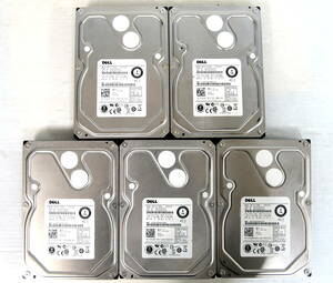 全国送料無料 ♪ HDD 5個セット DELL MK1001TRKB 1TB 3.5インチ SAS ハードディスク ♪M03