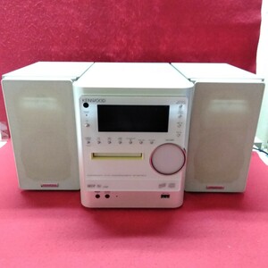 T-057【ジャンク品】KENWOOD ミニコンポ　スピーカーLS-NDL100W　CD/MD/USB　CD読み込み不可　その他動作OK※10　