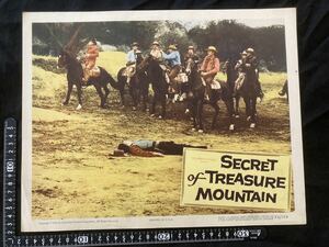 US版オリジナルロビーカード Secret of Treasure Mountain 1956 ヴァレリーフレンチ レイモンドバー 50年代アメリカ西部劇映画　②