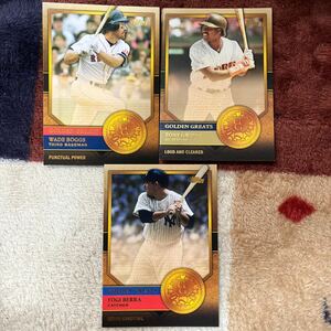 Topps 2012 MLBトレーディングカード インサートカード　GOLDEN GREATS 3枚セット　ヤンキース　ヨギ・ベラ　パドレス　トニー・グイン