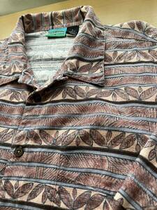 1994年製 patagonia A/C print shirt tapa stripe Lsize パタゴニア