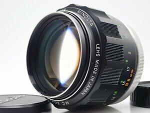 良品 MINOLTA MC ROKKOR 85mm f1.7 初期型 ポートレート 単焦点 プライム マニュアルオールドレンズ