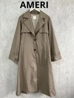 Ameri vintage アメリ　バックプリーツ　トレンチコート　アウター