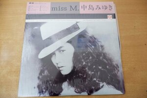 Y3-295＜帯付LP/美品＞中島みゆき / miss M.