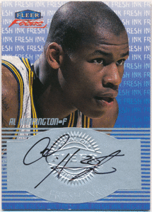 ☆ Al Harrington NBA 1999-00 Fleer Focus Fresh Ink Signature Auto 直筆サイン オート アル・ハリントン