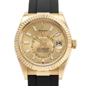 ロレックス ROLEX スカイドゥエラー 336238 シャンパン/バー文字盤 新品 腕時計 メンズ