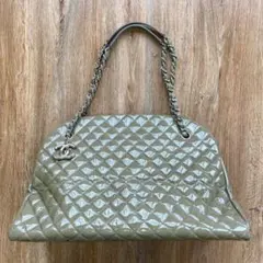 m1965 CHANEL シャネル マトラッセ パテントレザー ショルダーバッグ