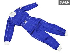 T●新品 NOMEX COMPETITION LICENSE Sサイズ レーシングスーツ つなぎ 作業着 ブルー 青