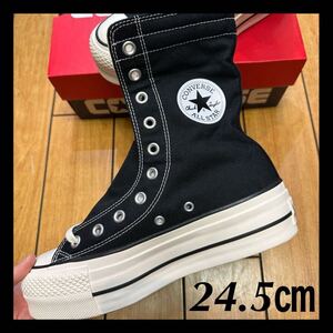 ☆新品・限定☆CONVERSE ALLSTAR R LIFTED KNEE-HI コンバース オールスター R リフテッド ニーハイ ブラック　厚底　スニーカー