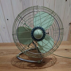 ☆昭和レトロ アンティーク FUJI SILENT FAN TYPE FDS 3055 扇風機 富士電機 FUJI DENKI 回転確認 現状品 中古品☆