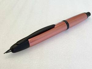 1円～ 美品 パイロット 万年筆 キャップレス 海外モデル？ 18k コンバーター付き ノック式 pailot fountainpen