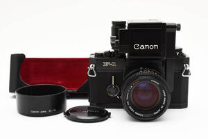 【美品】 キャノン CANON F-1 前期 SERVO サーボEEファインダー 一眼レフフィルムカメラ FD 50mm F1.4 SSC レンズ #7135