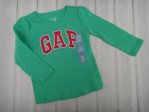 新品【baby GAP】　ロゴ　Tシャツ　長袖　105 定価1900