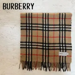 Burberry カシミヤ マフラー ノバチェック柄べージュ